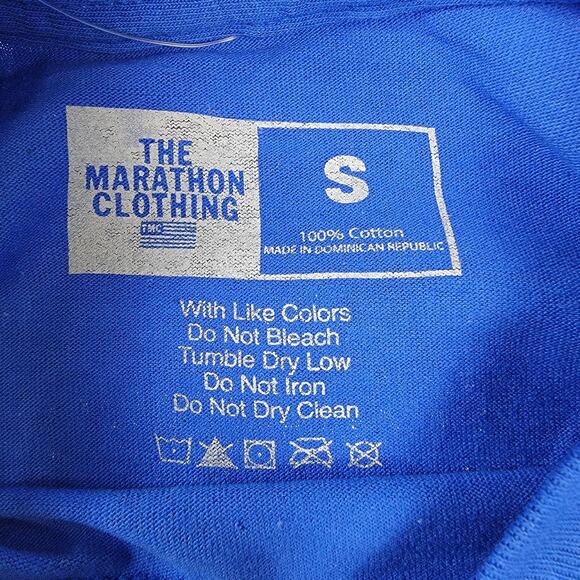 The Marathon Clothing Crenshaw Shirt Mens Small Blue TMC Graphic Tee Crewneck - Picture 3 of 8